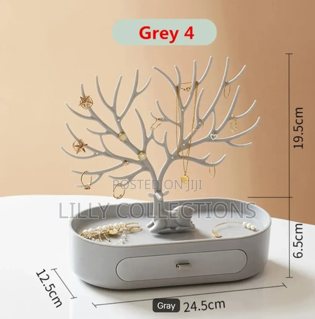 Deer Antler Tree Display With Counter