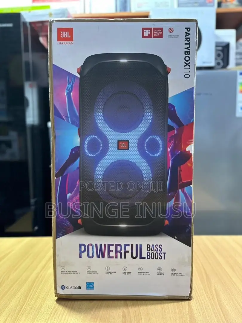Brand New JBL Partybox110 Speakers Available