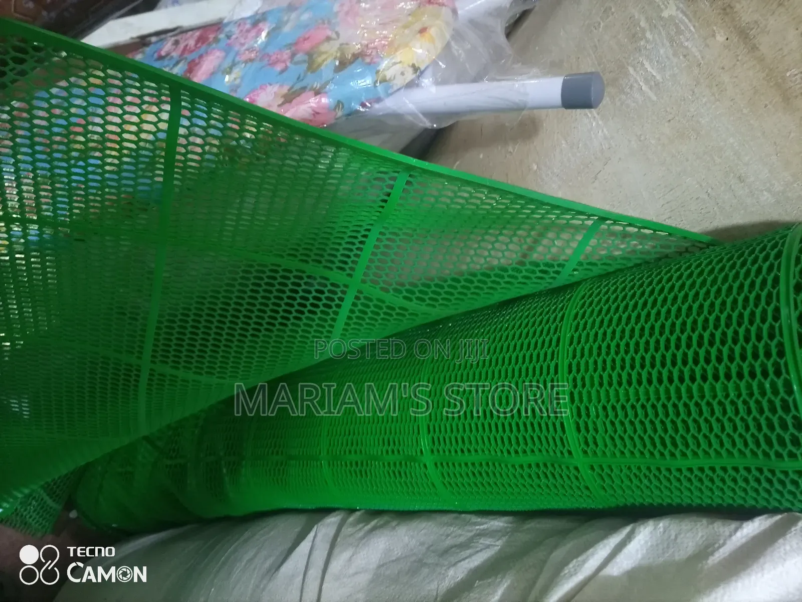Green Rubber Mesh Per Metre