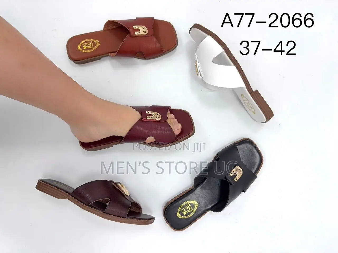 Ladies Classic Open Flats Sandals