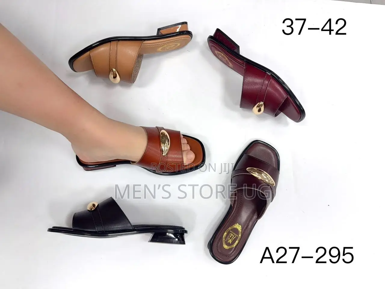 Ladies Classic Open Low Heel Shoes