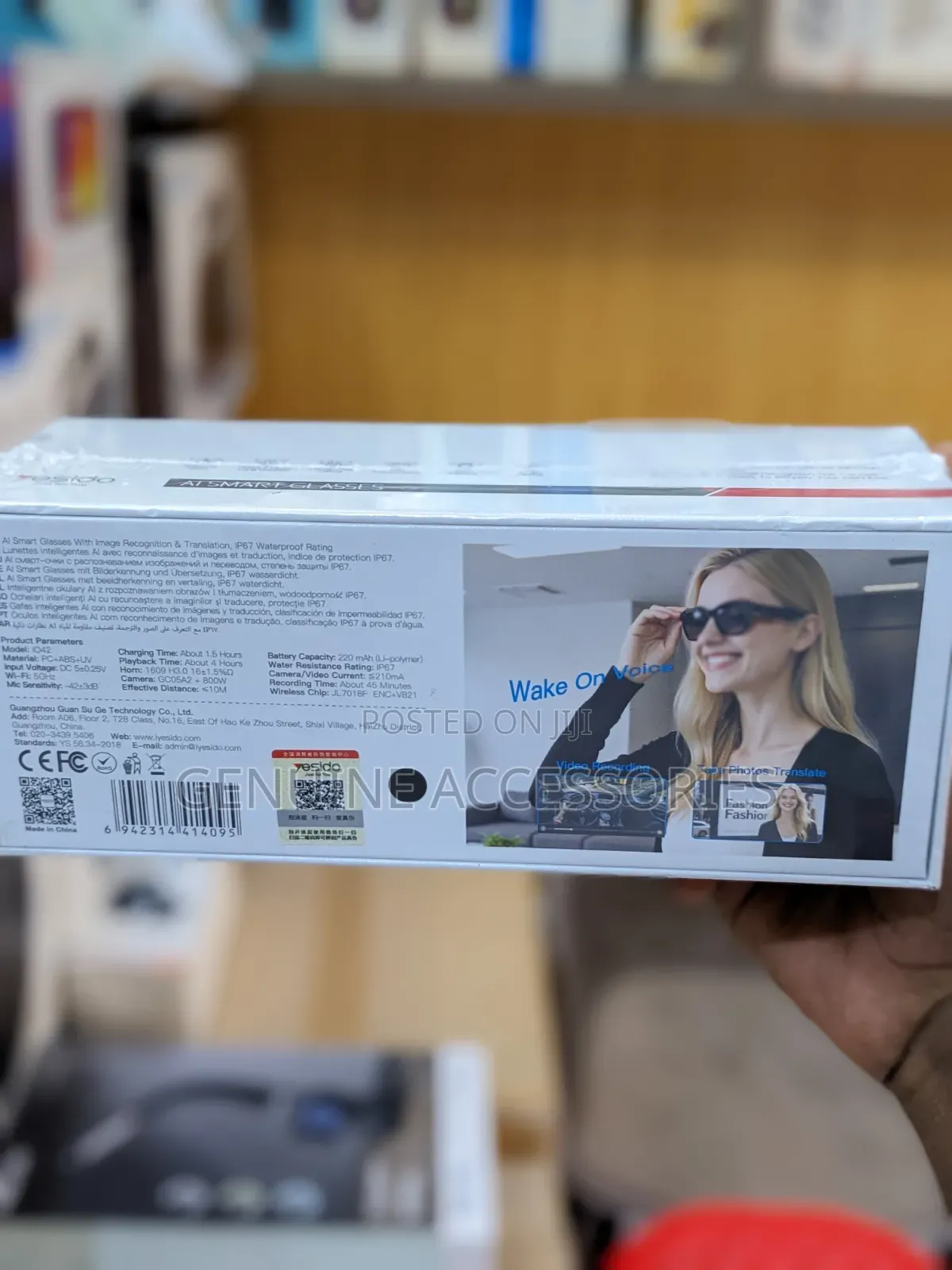 Yesido Ip67 Waterproof Smart Ai Glasses