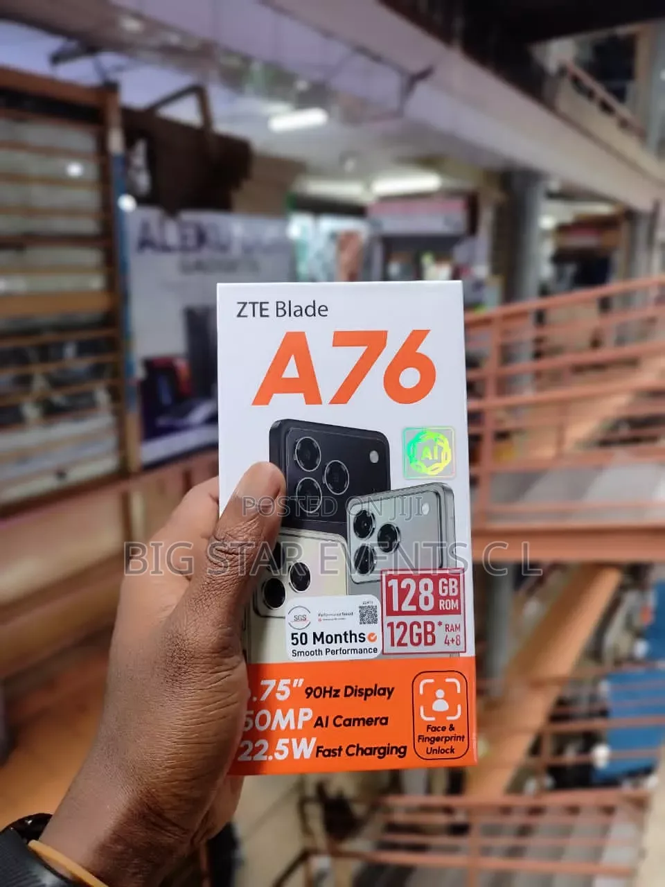 New ZTE Blade A76 5G 128 GB Black