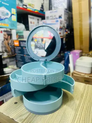 These Are 4-Layer Rotatable Plastic Jewelry Storage Boxes.