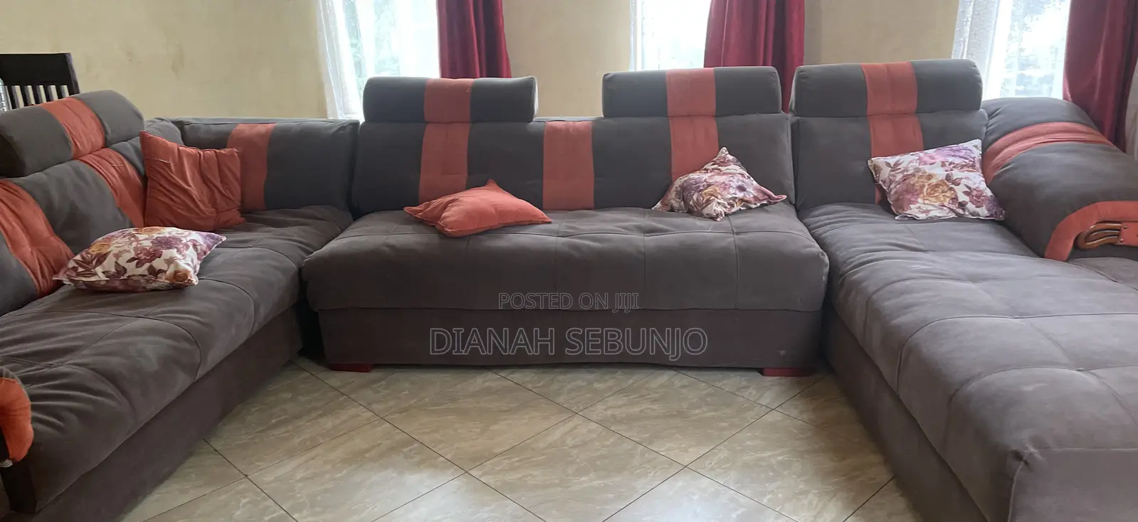 Brown Sofa Set