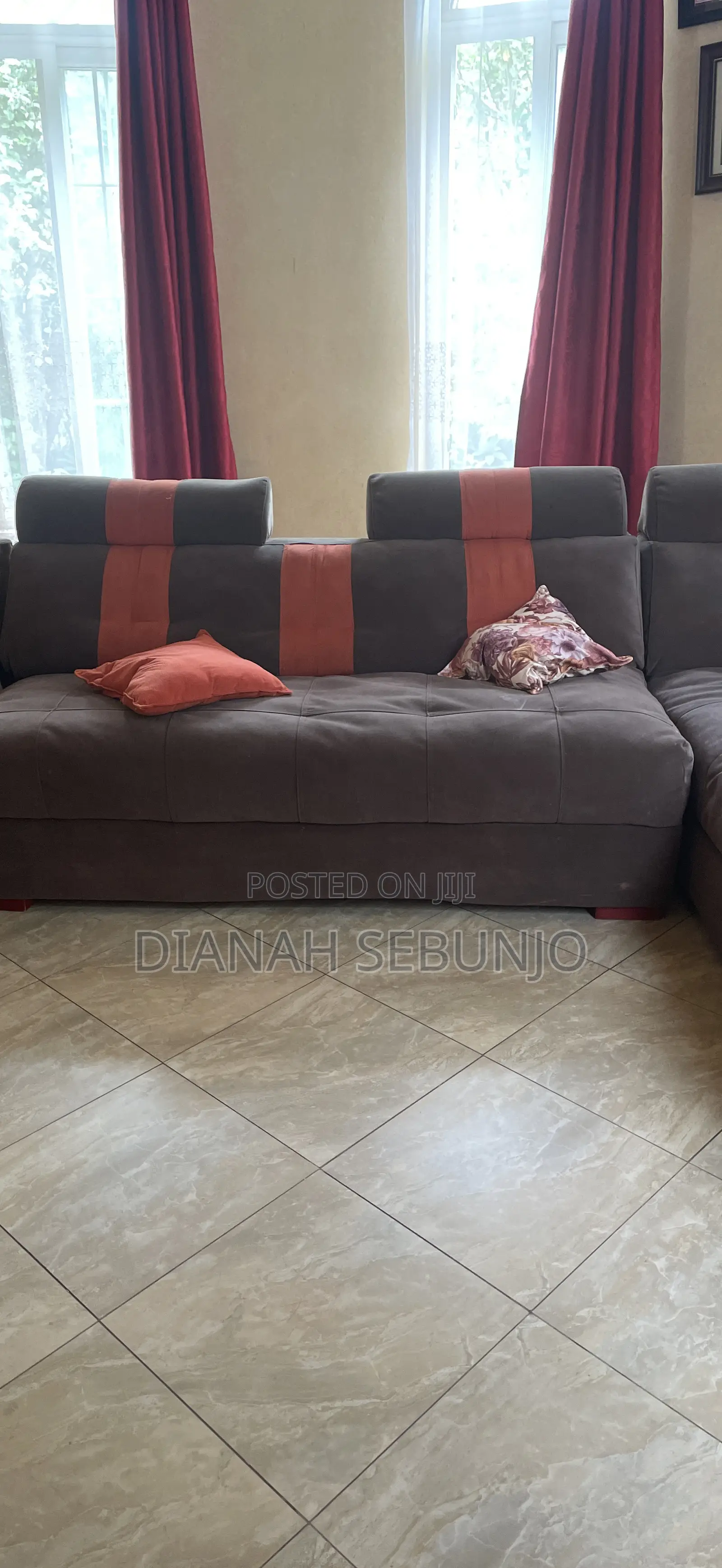 Brown Sofa Set