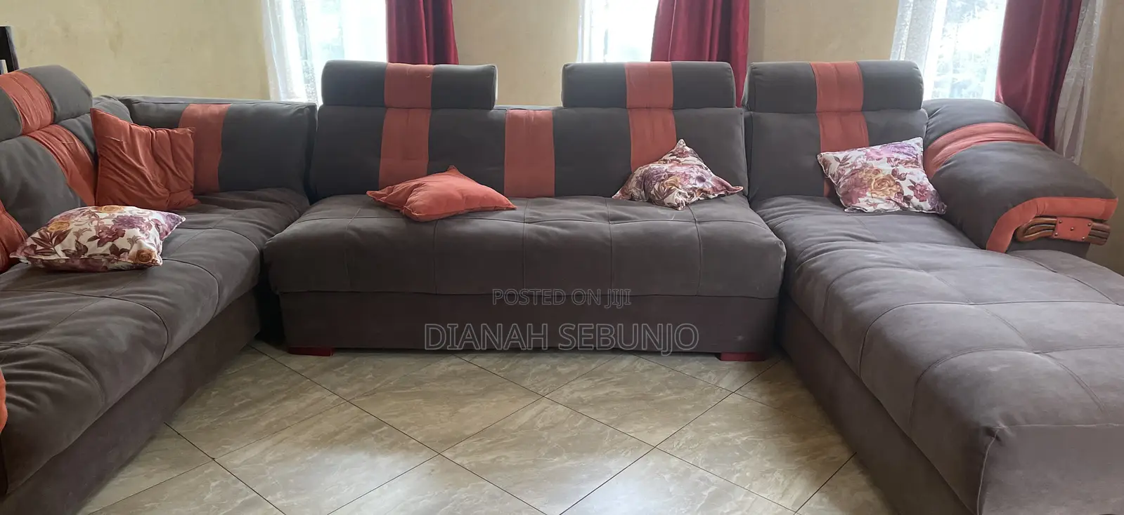 Brown Sofa Set