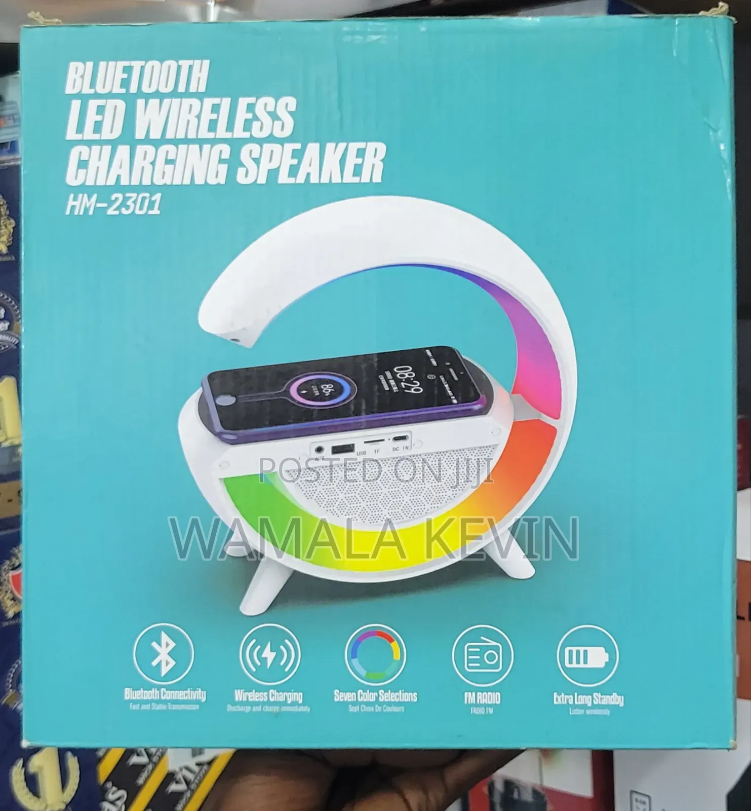 Led Wireless Charging Speaker