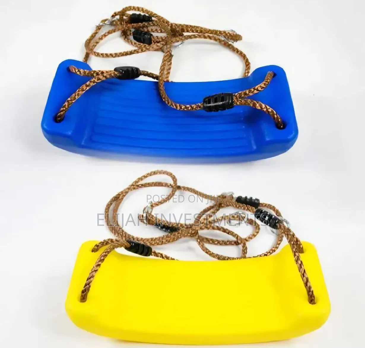 Heavy-Duty Plastic Swing Seats With Adjustable Ropes