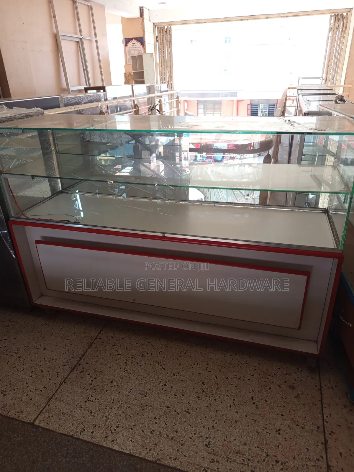 Glass Display Counter 4.3 X 4 Feet