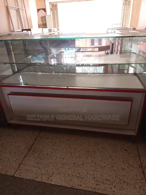 Glass Display Counter 4.3 X 4 Feet