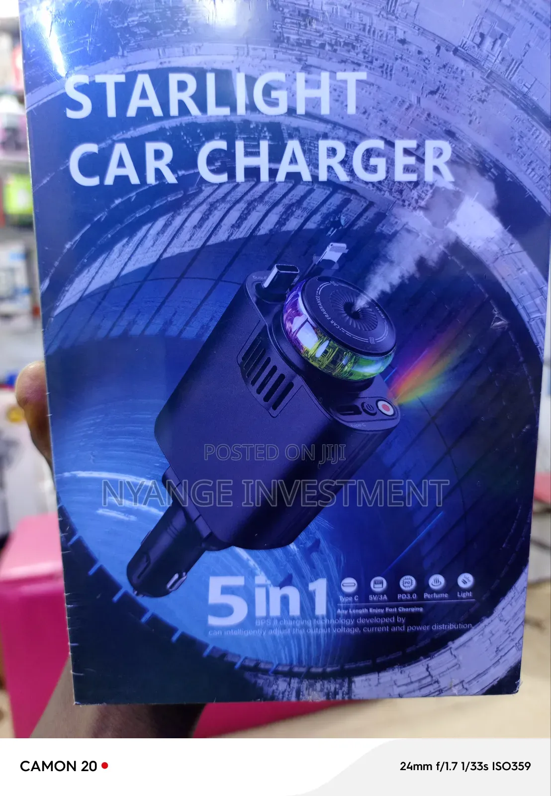 Starlight 5-in-1 Car Charger. Car Charger