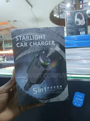 Starlight 5in1 Car Phone Charger With Humidifier