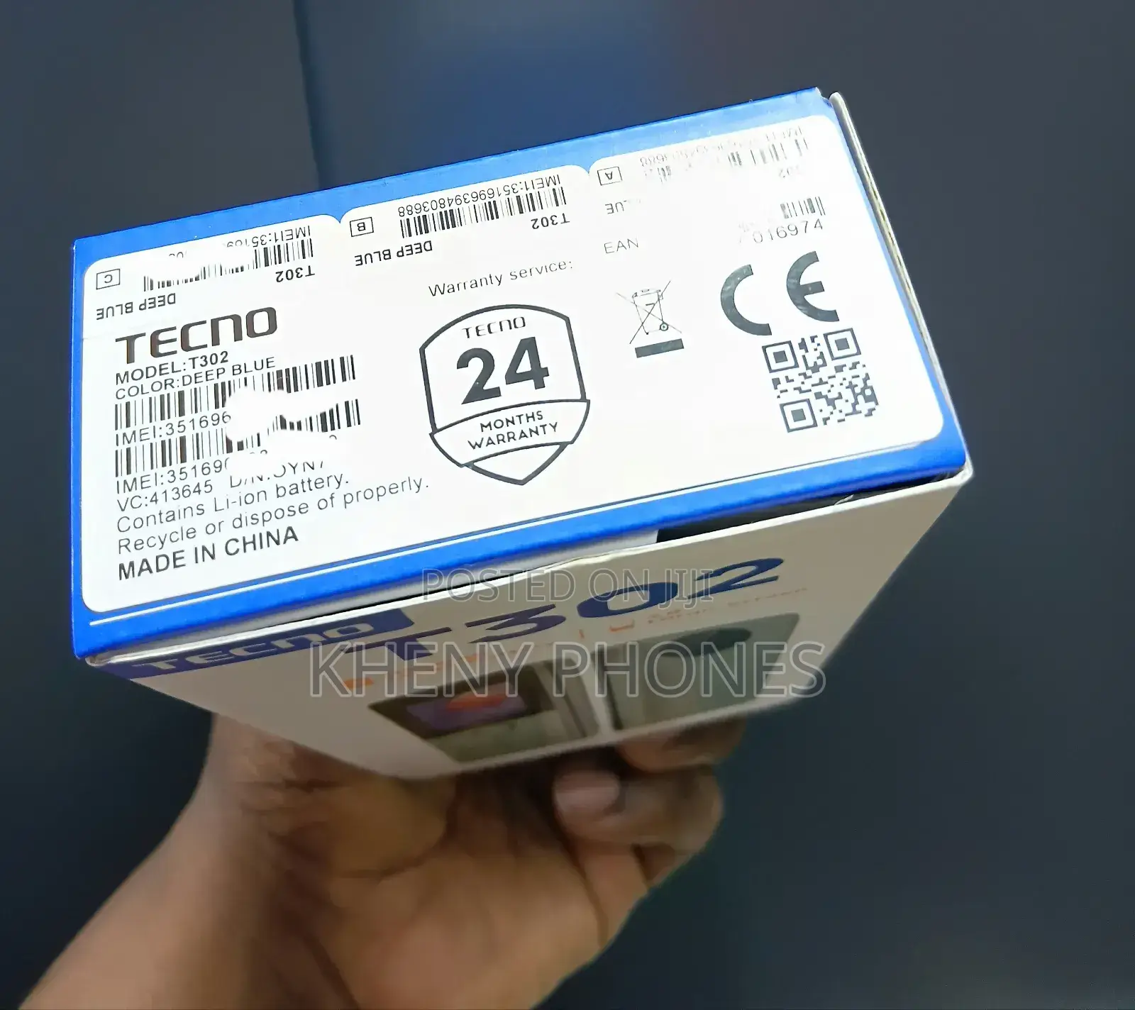 New Tecno T302 Blue