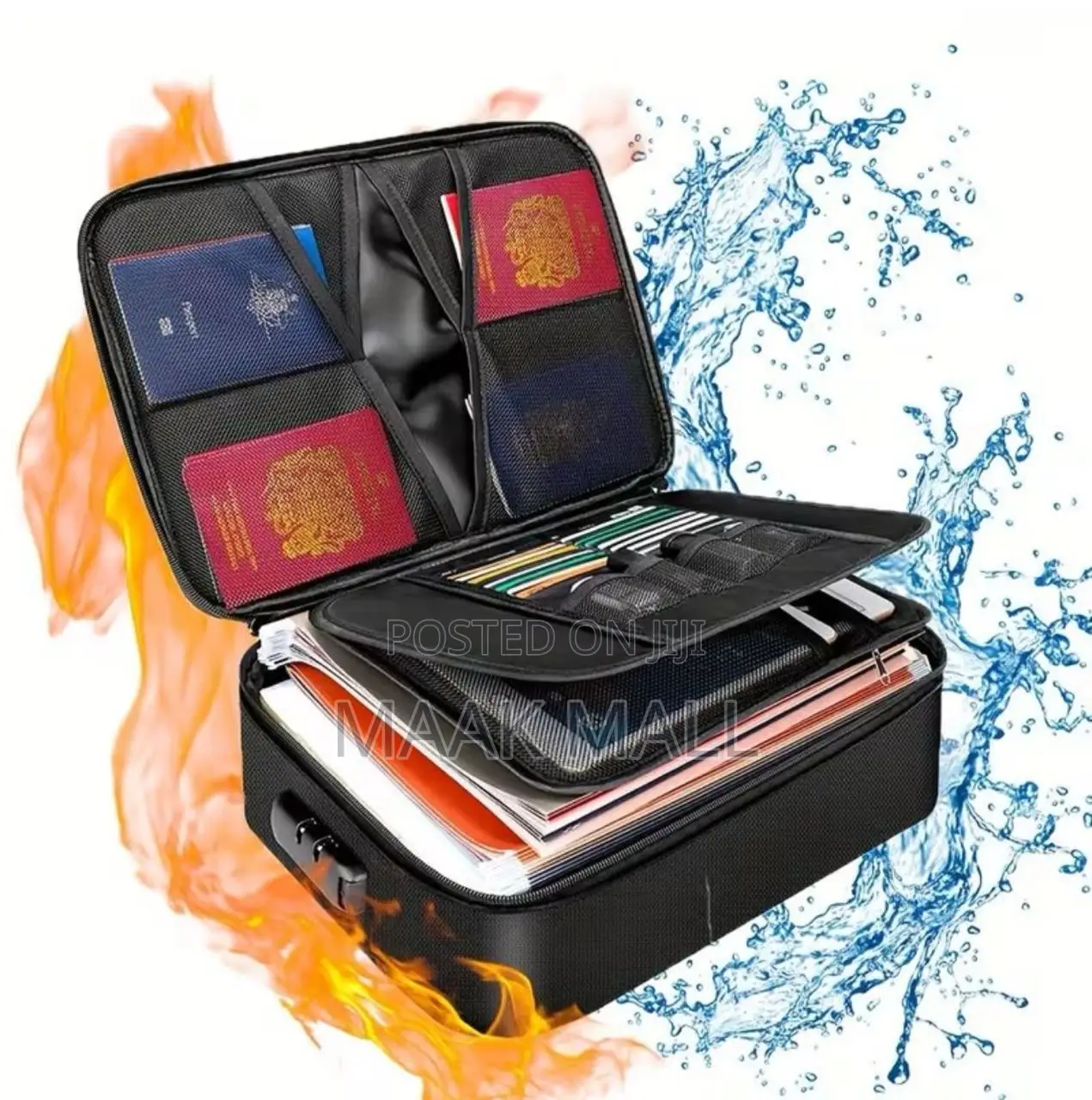 Portable Waterproof Document Travel Handbag