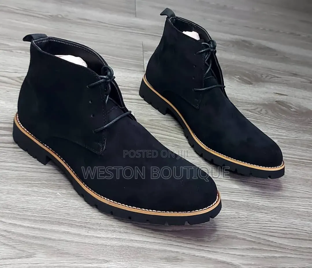 Original Suede Lace Up Boots Size 40 to 45 Inches