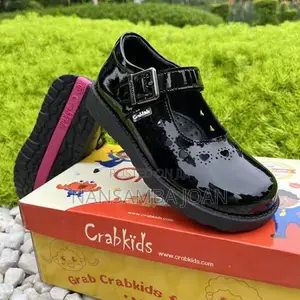 Girls Back to School Crab Kid Shoes _Black