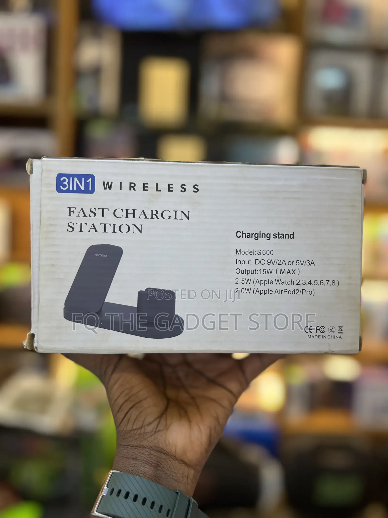 3-in-1 Fast Wireless Charging Station S600