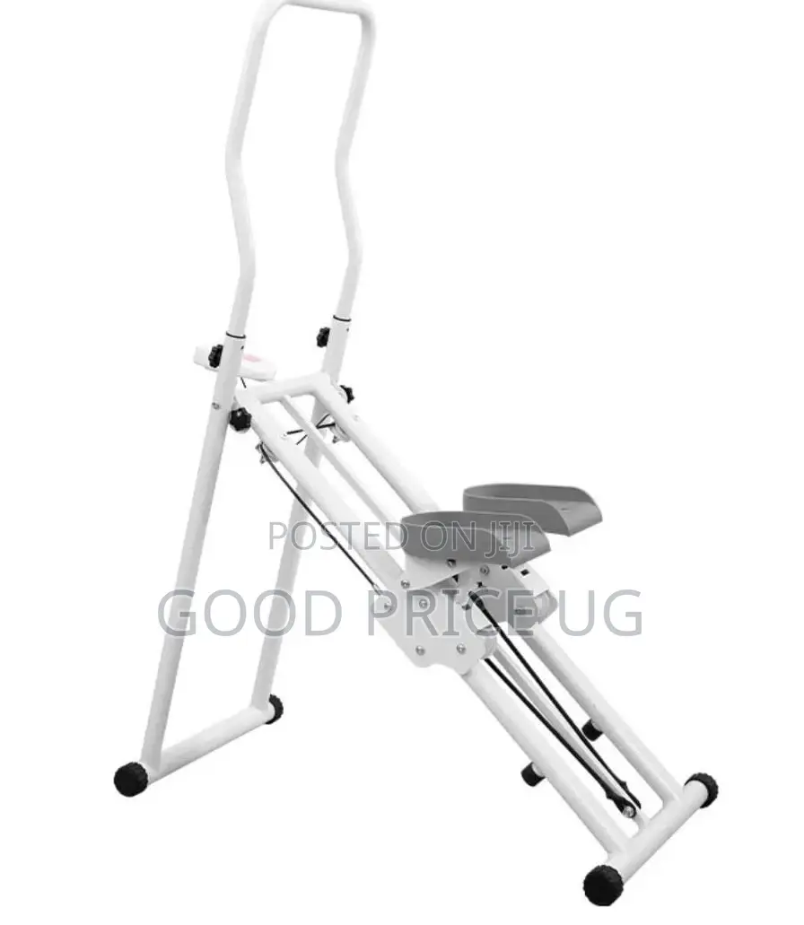 White Vertical Climber Stair Stepper Machine