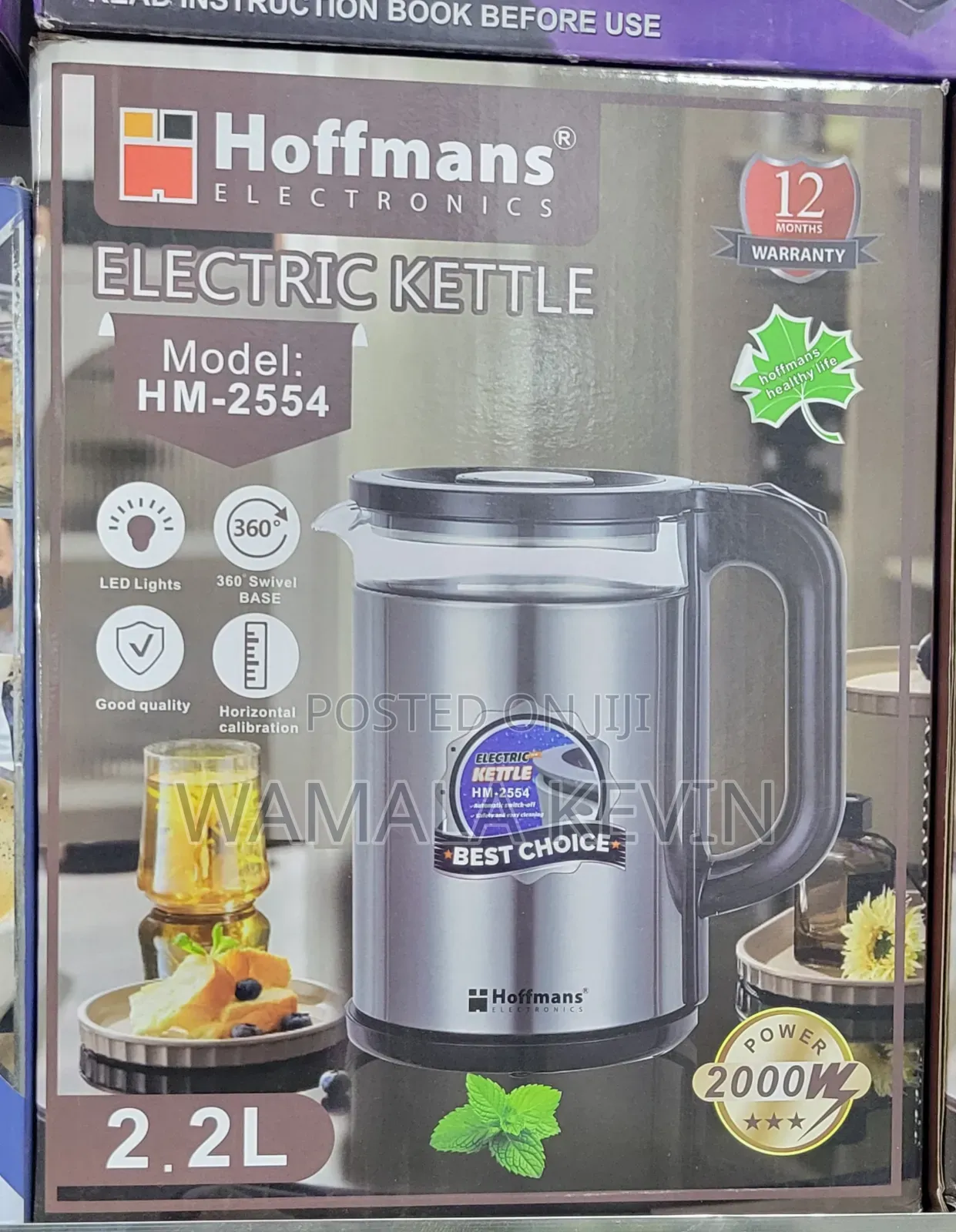 Electric Kettle 2.2l