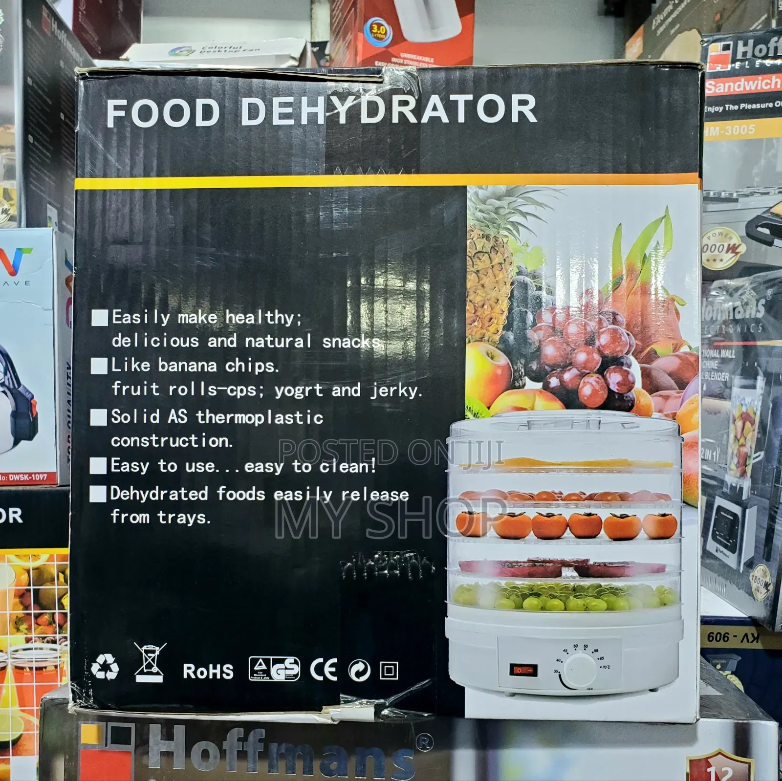 Electric Food Dehydrator Machine - Fruit, Meat Vegetable Dryer