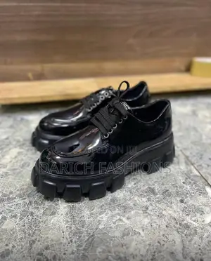 Prada Black Patent Shoes