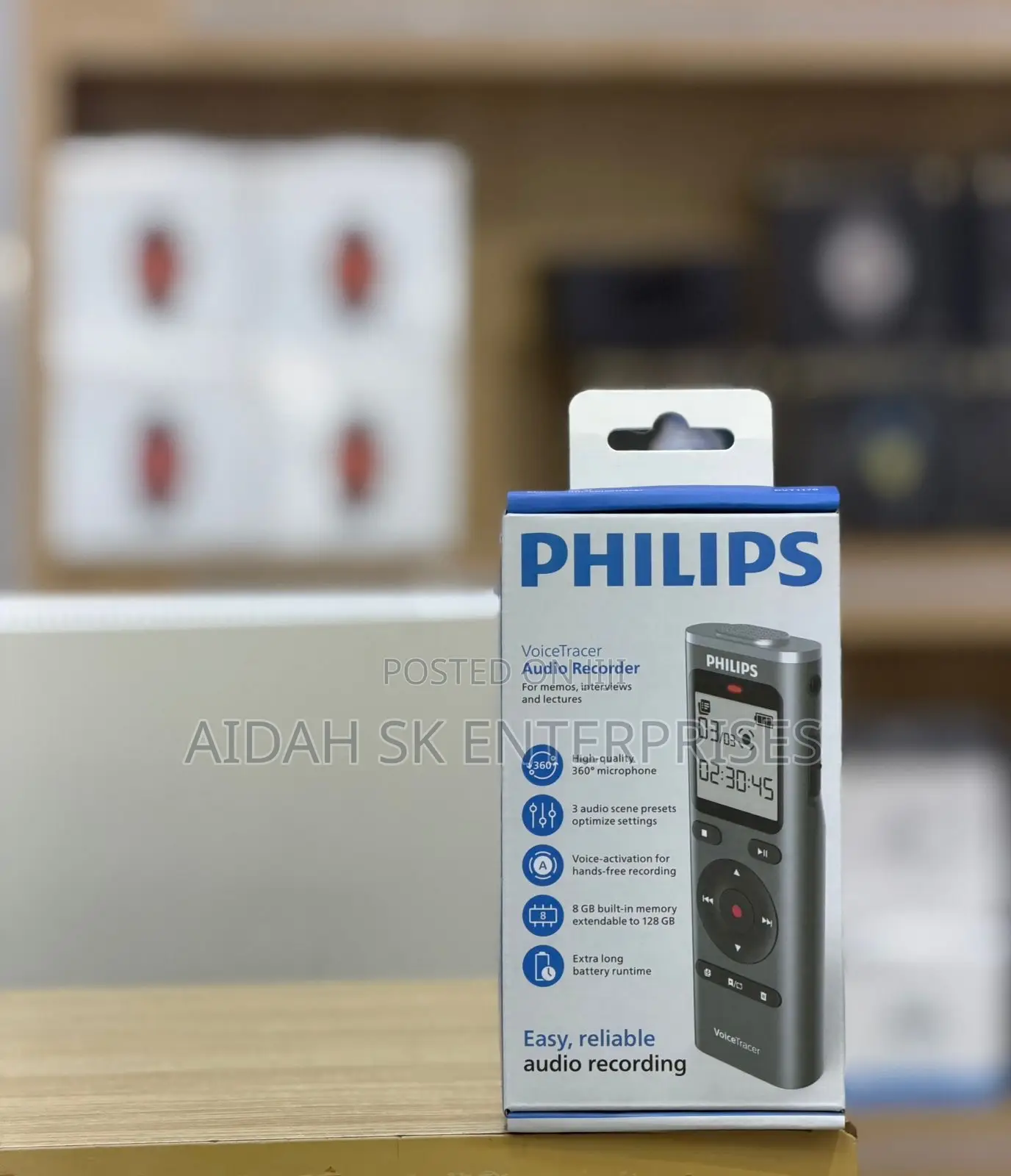 Philips Dvt1170 Voicetracer, Audio Recorder, 8gb, Micro Sd Card Slot
