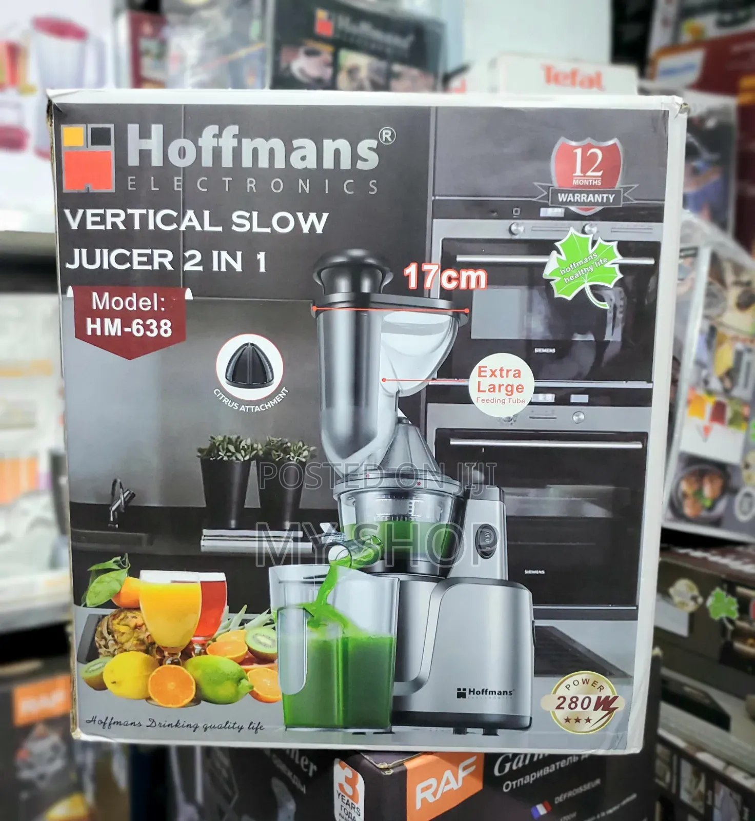 Hoffman Electric Slow Juicer - With a Citrus Juicer