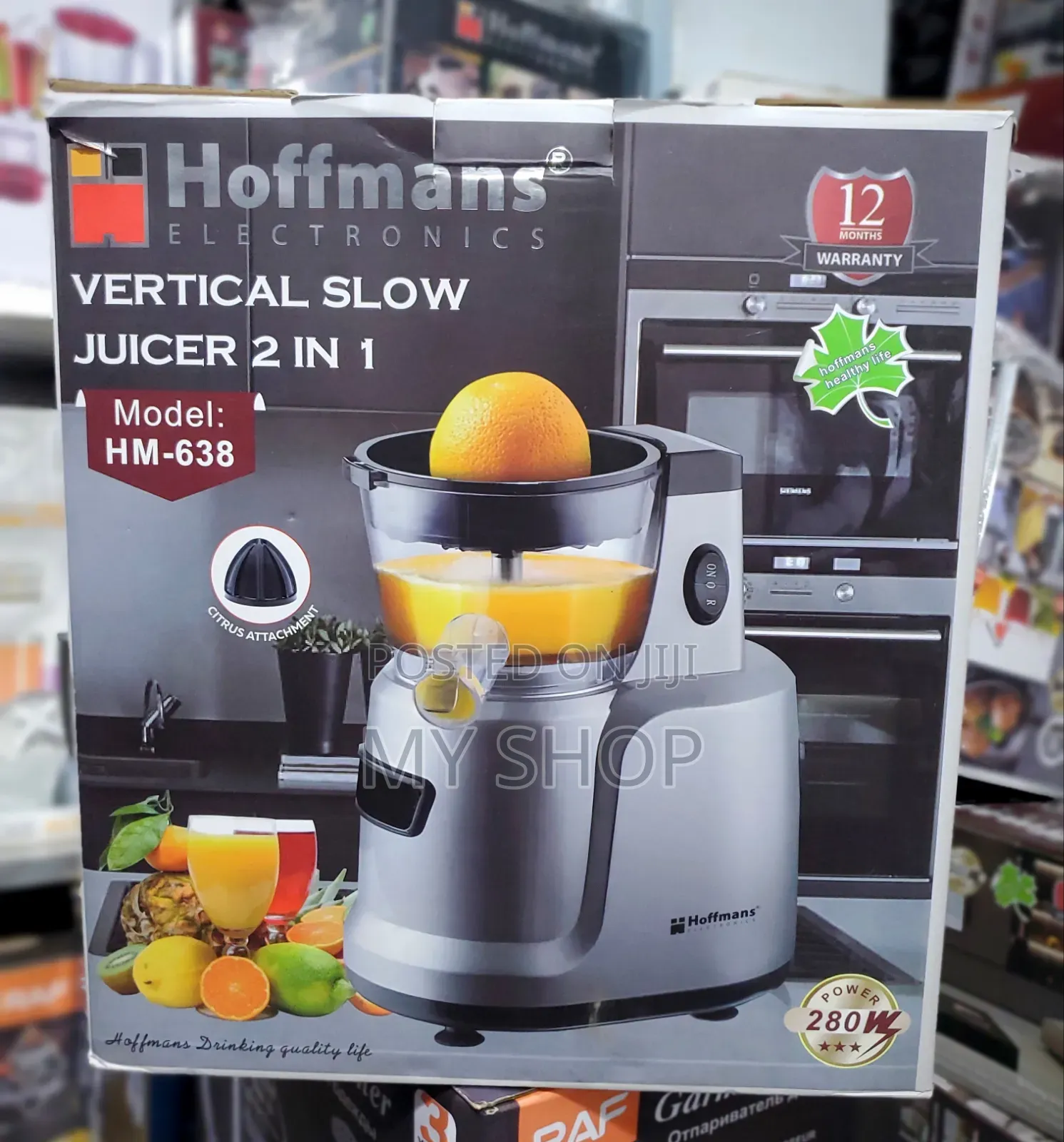 Hoffman Electric Slow Juicer - With a Citrus Juicer