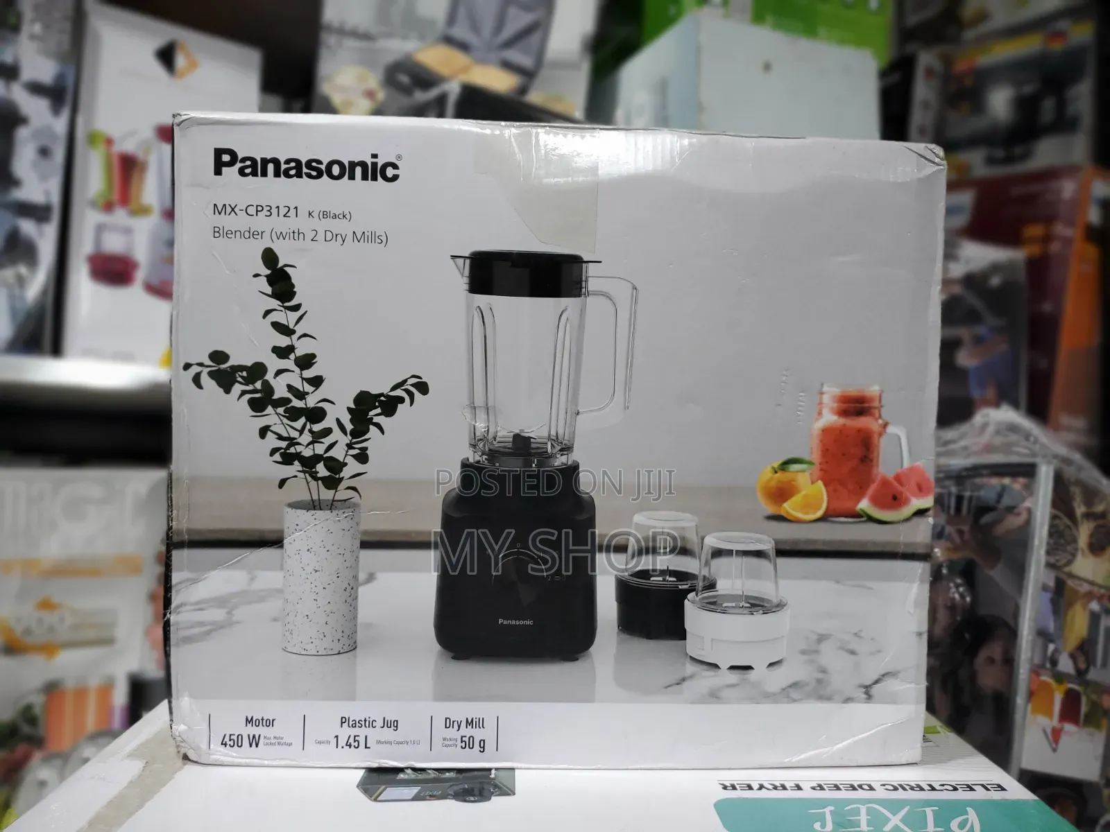 Panasonic Strong Blender 450w With 2 Grinders- Perfect for Home Use