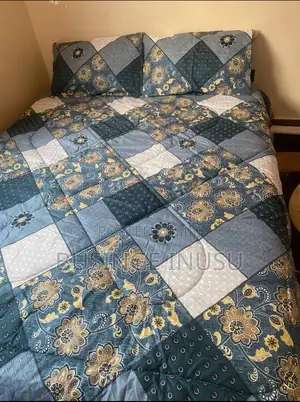 4pc Duvet 4by6 and 5by6 - 2 Pillowcases - ⁠1 Bedsheet - ⁠1 Duvet