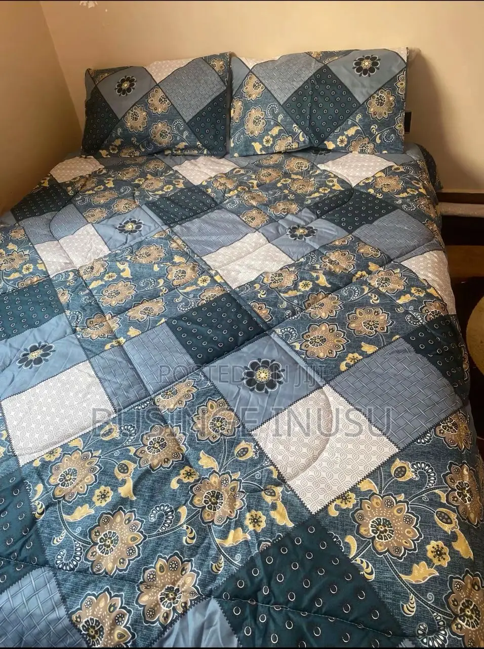 4pc Duvet 4by6 and 5by6 - 2 Pillowcases - ⁠1 Bedsheet - ⁠1 Duvet
