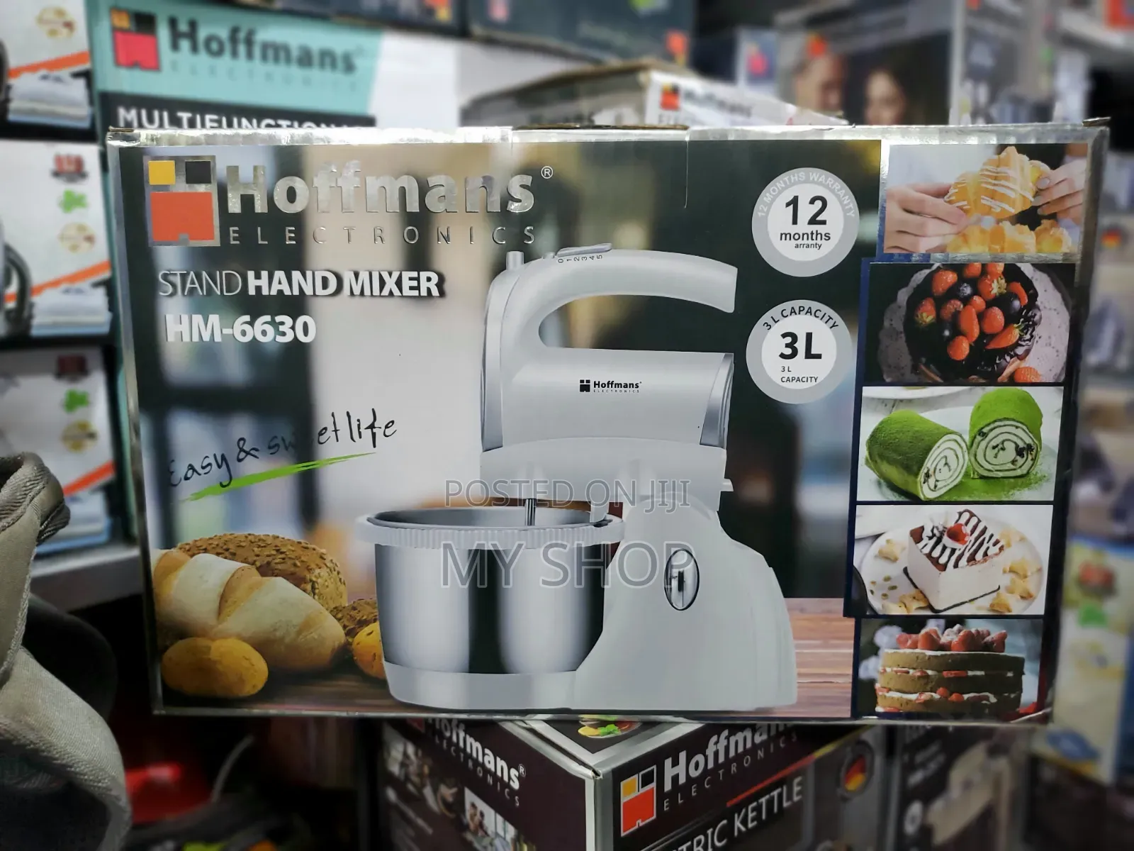 Cake and Cream Stand Hand Mixer - Smooth and Fast Mixing