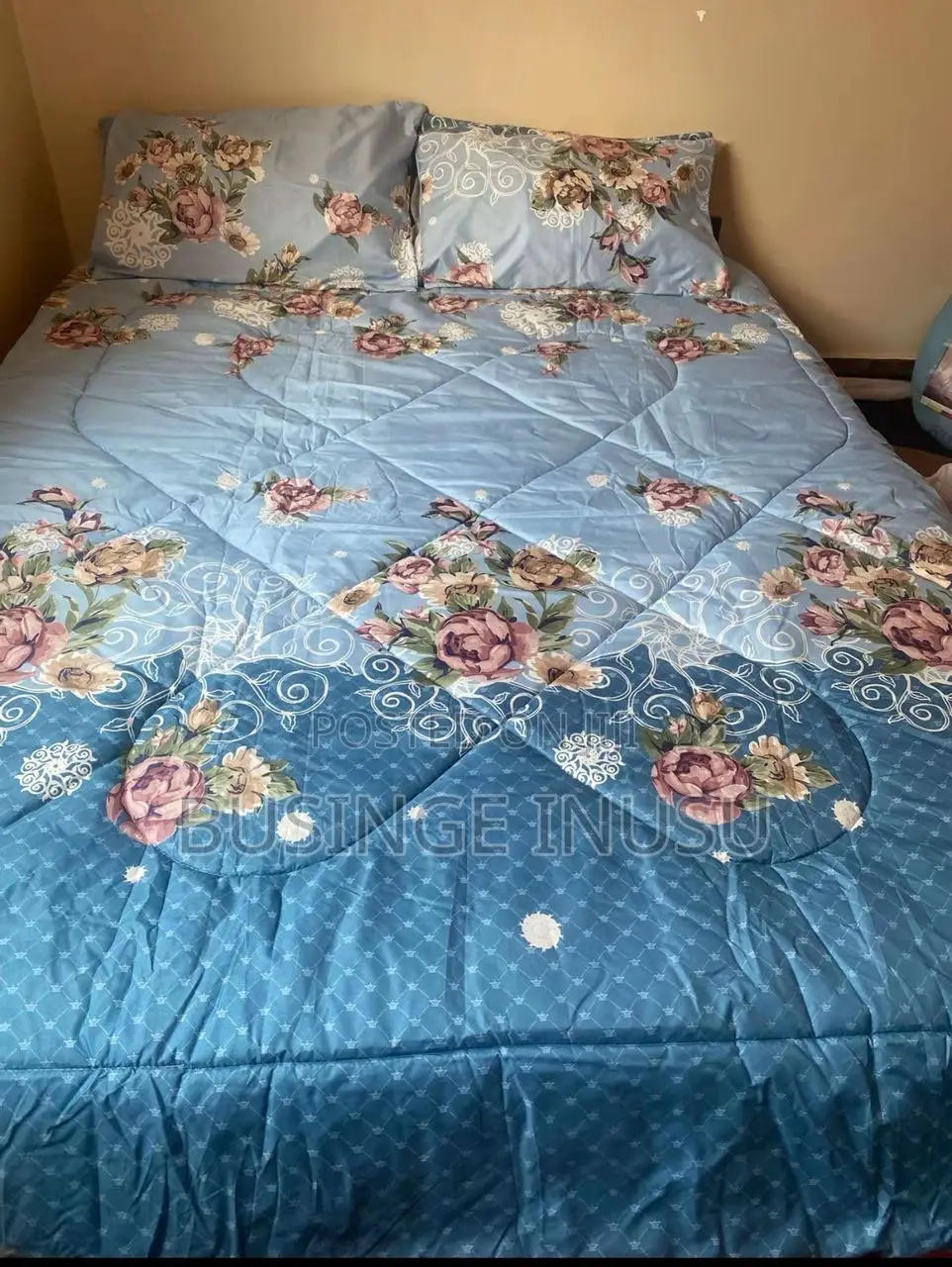 4pc Duvet 4by6 and 5by6 - 2 Pillowcases - ⁠1 Bedsheet - ⁠1 Duvet