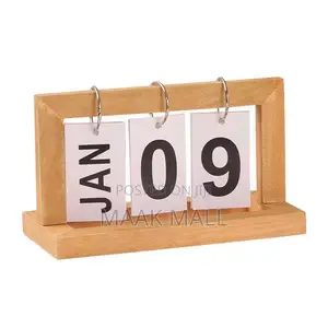 Wooden Crafted Timeless Calendar