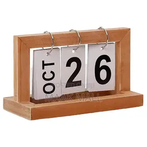 Wooden Crafted Timeless Calendar