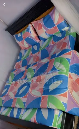 4pc Duvet 4by6 and 5by6 2 Pillowcases - ⁠1 Bedsheet - ⁠1 Duvet
