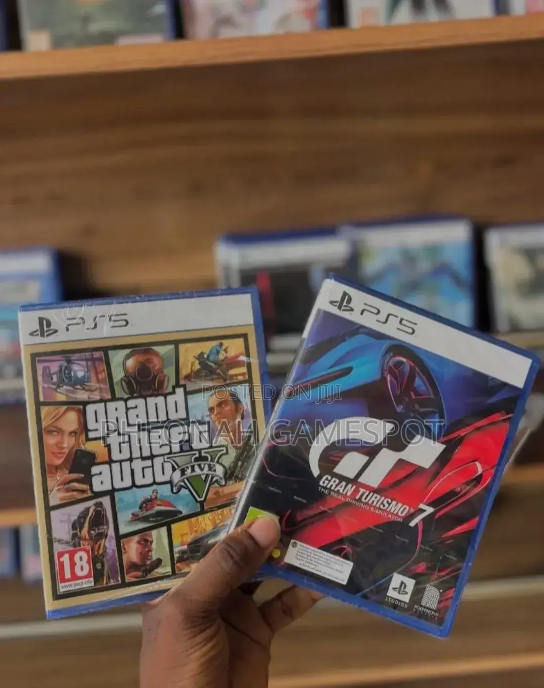 Gta 5 and Gran Turismo 7 Game CDS for Ps5. Price Is Per Game