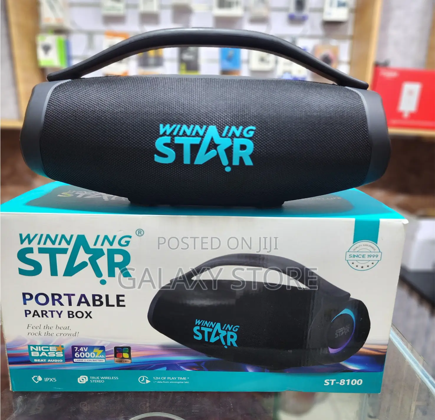 Winning Star Portable Rechargable Sound Party Box Speaker