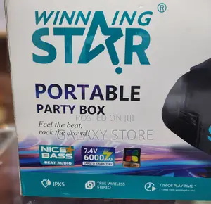 Winning Star Portable Rechargable Sound Party Box Speaker