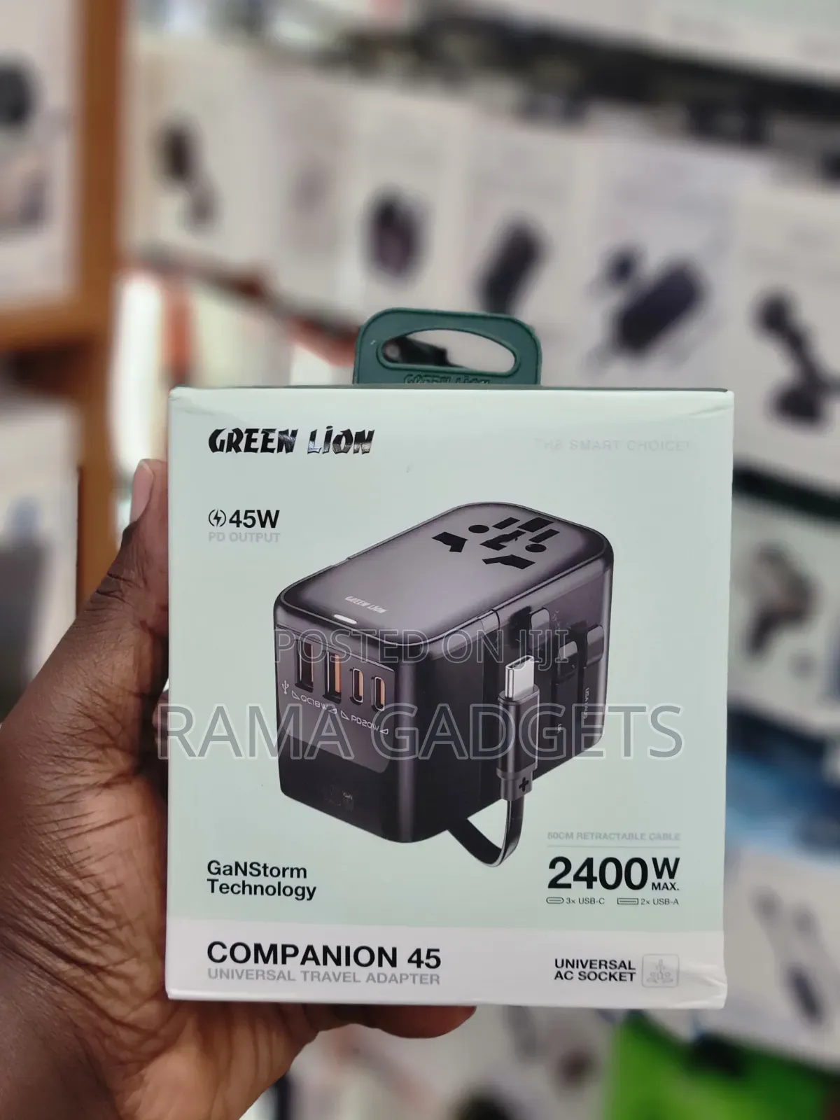 Green Lion Companion 45 Universal Travel With Ganstorm Technology.