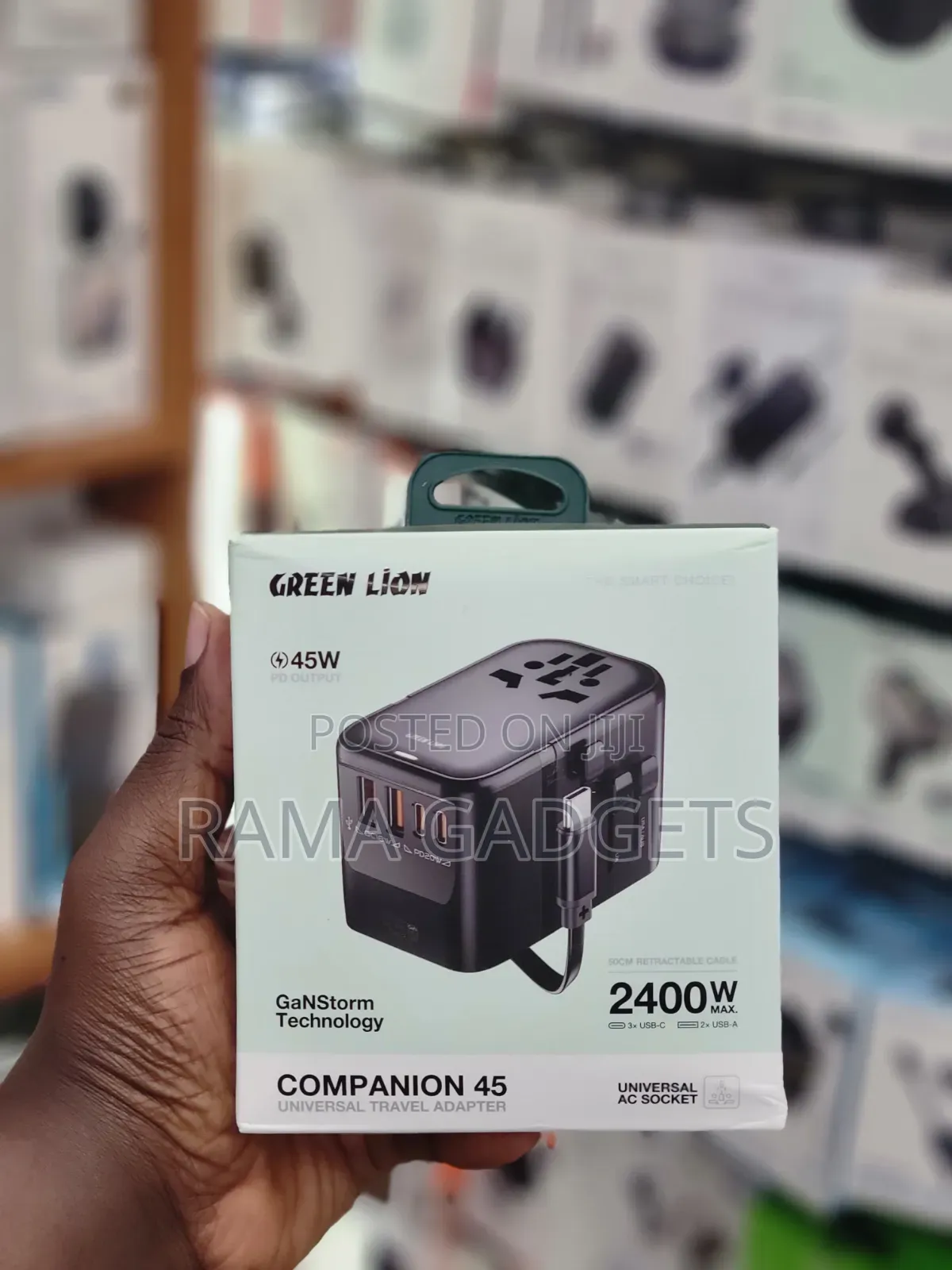 Green Lion Companion 45 Universal Travel With Ganstorm Technology.