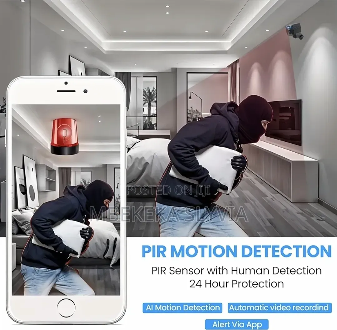Mini Spy Camera Simcard /V380pro-360 Degrees Full Hd
