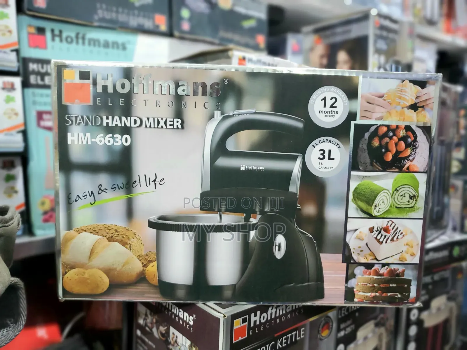 Portable Stand Hand Mixer 3l - Hoffman
