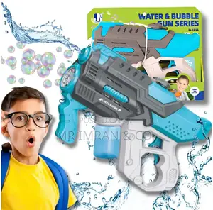 2-in-1 Electric Bubble and Water Blaster Toy