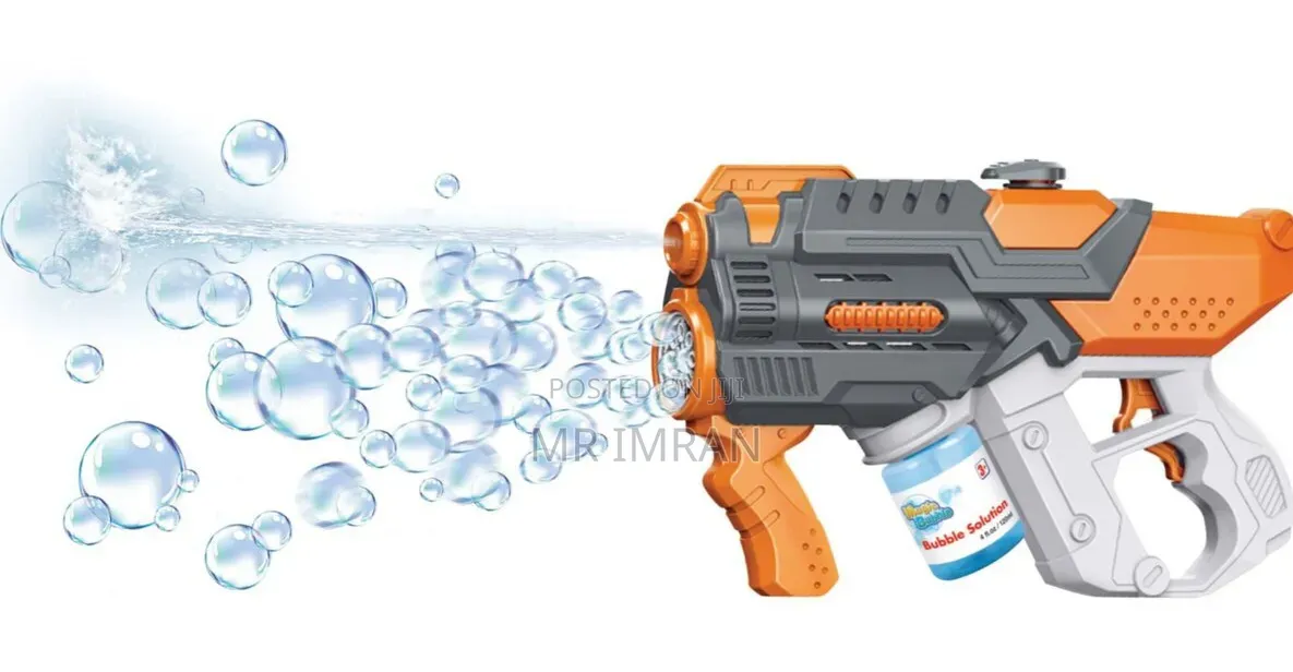 2-in-1 Electric Bubble and Water Blaster Toy