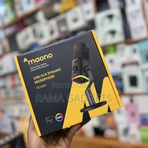Maono Pd100x Dynamic RGB Usb/XLR Microphone.