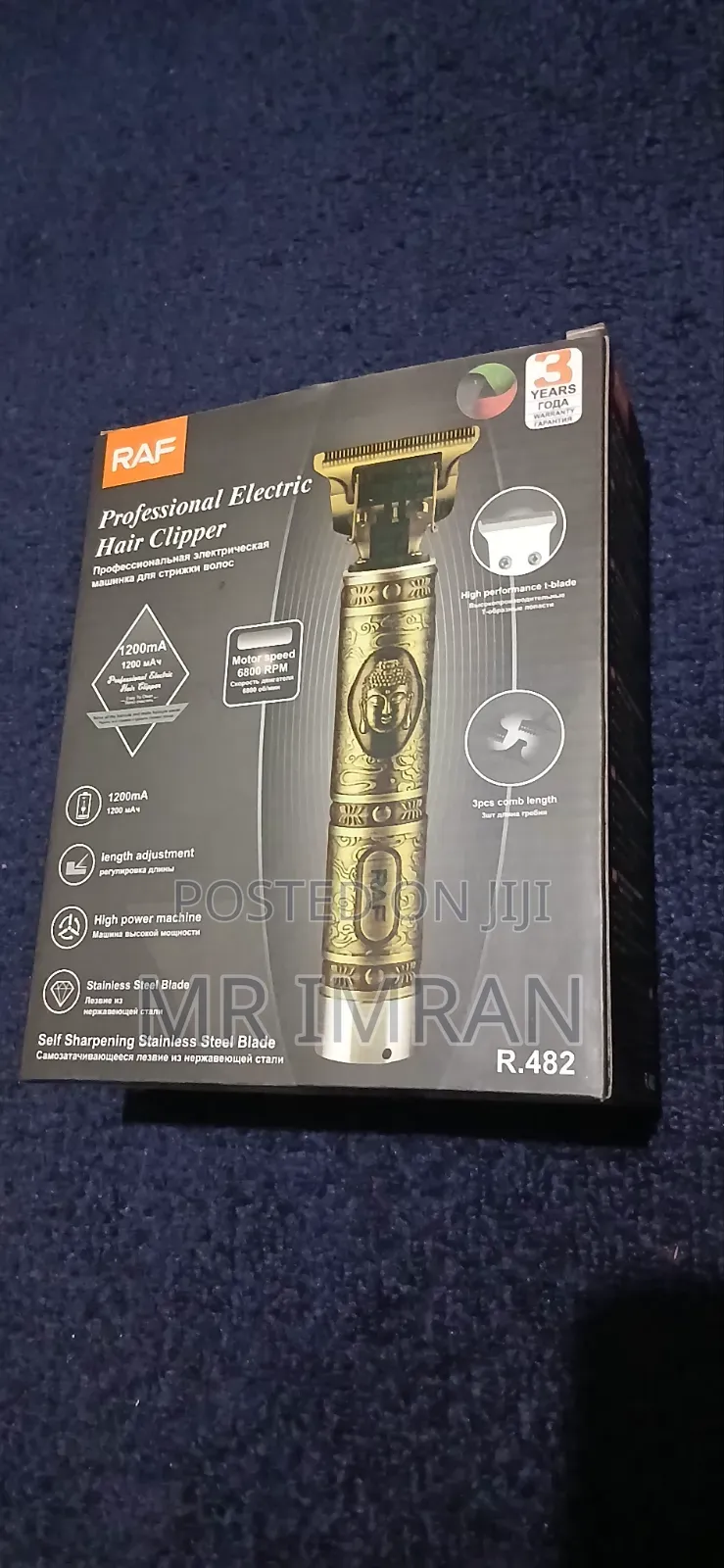 Raf Professional Electric Hair Clipper