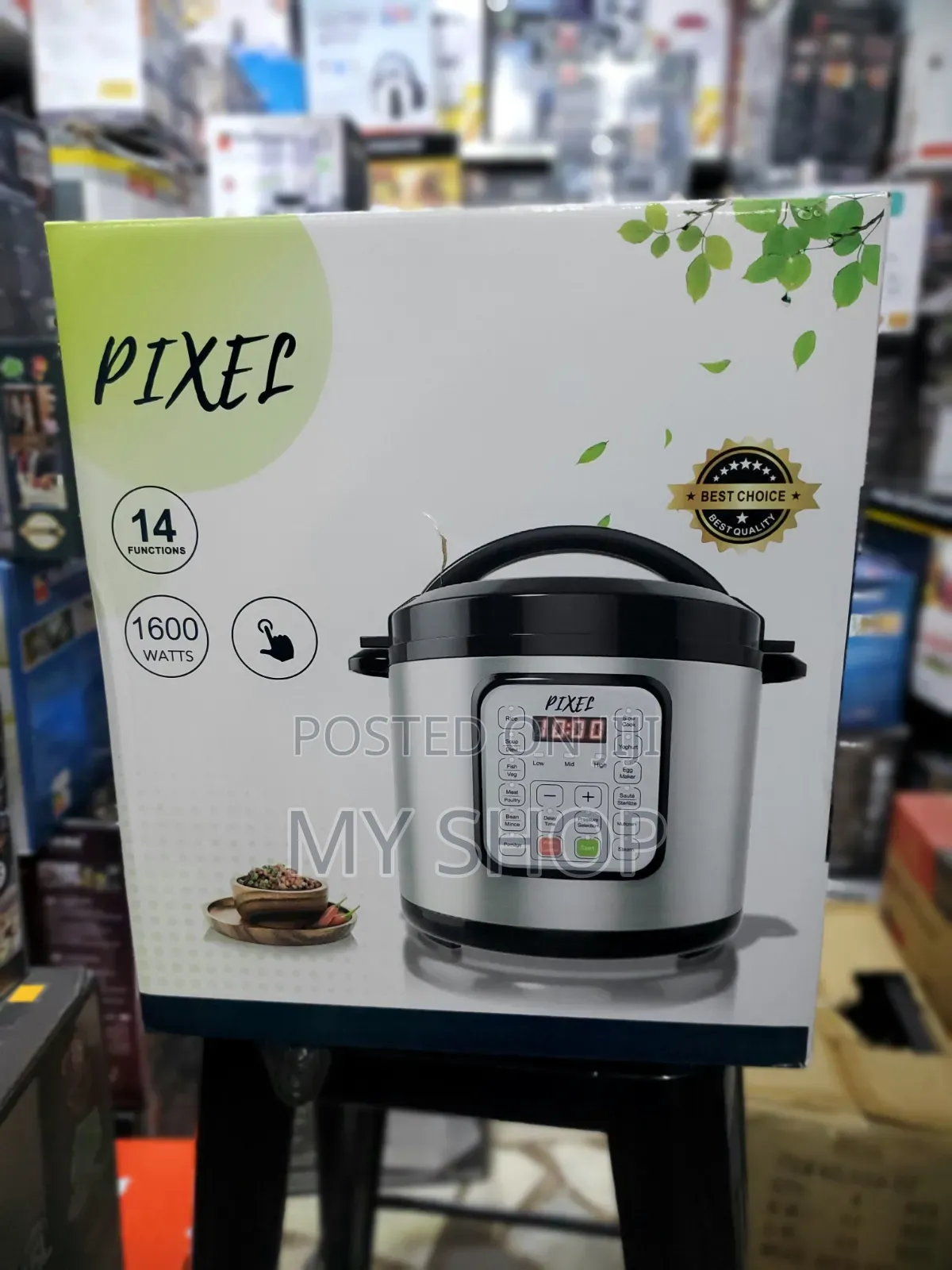 Pixel Electric Multi Cooker - Cook Rice, Stew and More