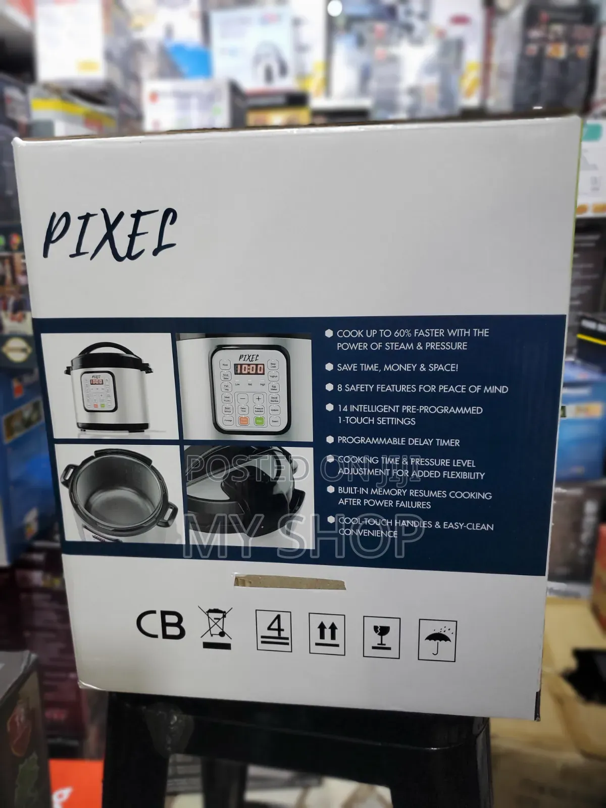 Pixel Electric Multi Cooker - Cook Rice, Stew and More